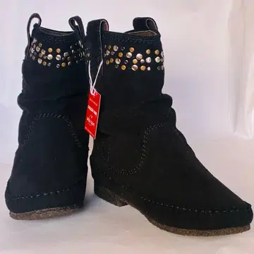 새상품 미사용! 크롤 발리에 S 사이즈 22cm 숏부츠 블랙