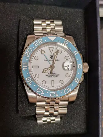 파가니 디자인 GMT 자동 와인딩 손목시계