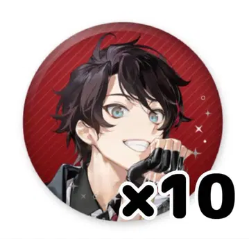 니지산지 사에구사 아키나 탐정 콤비 캔뱃지