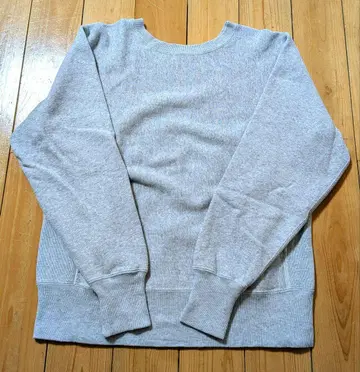 새상품급 M 사이즈 파랑 택 리버스 위브 맨투맨 무지