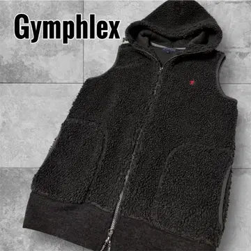 [컨디션 최상] Gymphlex 짐플렉스 보아 지퍼 후디드 베스트 플리스