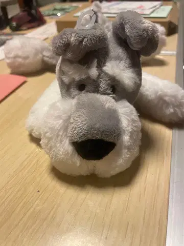 개 모양 봉제 인형 지퍼 달린 펜 케이스