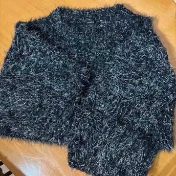 EMODA 블랙 글리터 니트 F 사이즈