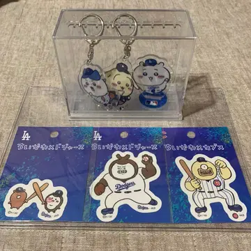 치이카와(먼작귀) MLB 굿즈 여러 가지 키링, 아크릴 스탠드, 스티커