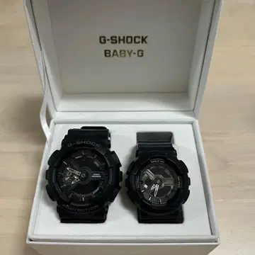G-SHOCK BABY-G 페어 워치 블랙
