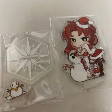 붕괴3rd 히메코 크리스마스 산타 아크릴 스탠드 아크릴 마스코트