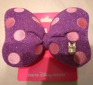 미사용 새상품 디즈니 데이지 리본 헤어포니 머리끈