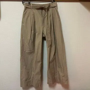 TAAKK 스터드 벨트 와이드 팬츠