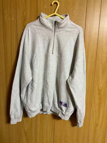 RUSSELL ATHLETIC XLARGE 하프 지퍼 맨투맨
