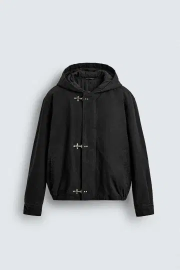 [ 완판템 ] zara 파이어맨 자켓 후드 부착 M 사이즈