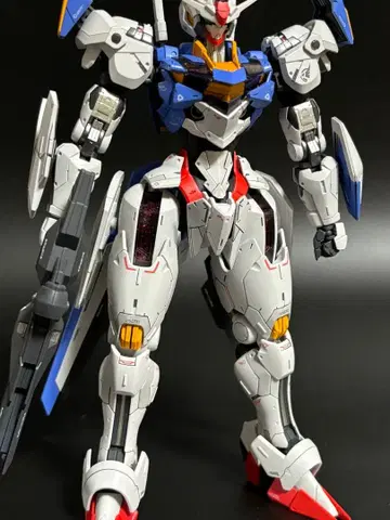 전체 페인팅 완성품 1/100 풀 메카닉스 건담 에어리얼