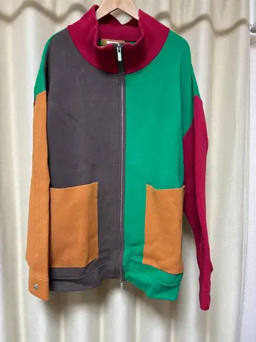 ambergleam 멀티 컬러 드라이버즈 니트 자켓