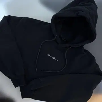 MATIN AVENUE 블랙 후드티 여성용 S