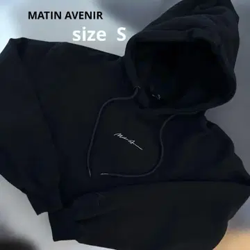 MATIN AVENUE 블랙 후드티 여성용 S