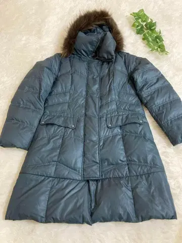 GRADE 도쿄 스타일 롱 다운 자켓 퍼 포함 11호 벨트 없음