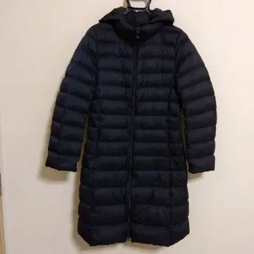 [ 초경량 ] UNIQLO 울트라 라이트 다운 롱 코트 후드 부착 M