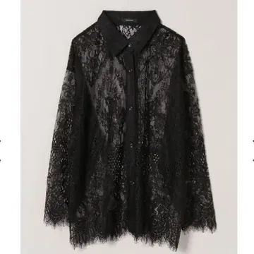 [ JEANASIS ] 스캘럽 레이스 셔츠