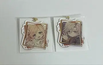 피오피 5주년 아크릴 키링 앙리 리한나 2개 세트