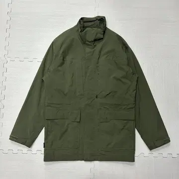 모스그린 폴리 자켓 포 포켓 아카이브 y2k