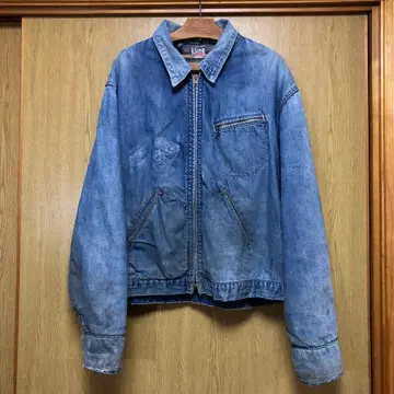 K-ALLS 60s 데님 워크 자켓 안감 담요 빈티지