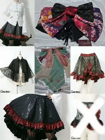 Qutie Frash 프리미엄 세트 리본 오비 코르셋 오즈온 장식 오비