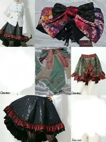 Qutie Frash 프리미엄 세트 리본 오비 코르셋 오즈온 장식 오비