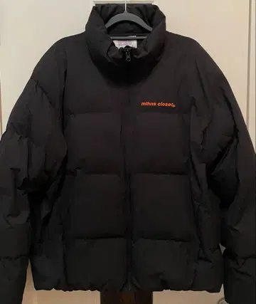 mihns closet 블랙 다운 자켓 M 사이즈