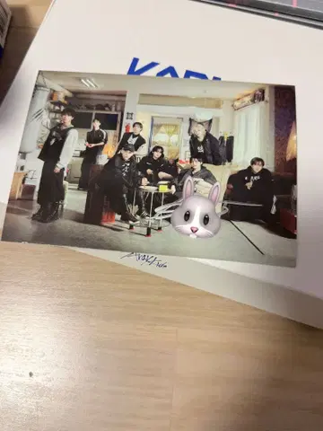 스키즈 리노 친필 사인 엽서 US 한정판 Stray Kids