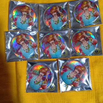 쟝켓뱅크 마츠시로 신 캔뱃지 8개 세트 썸머 파티