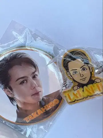 EXILE TAKAHIRO 아크릴 반지 캔 배지 세트