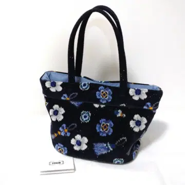 FEILER 페이러 토트백 블루 태슬