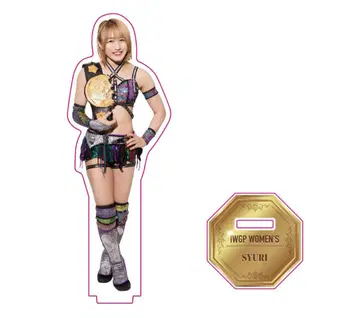 STARDOM 스타덤 아카리 벨트 아크릴 스탠드 IWGP 여자