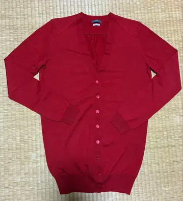 IENA 울 가디건 빨간색