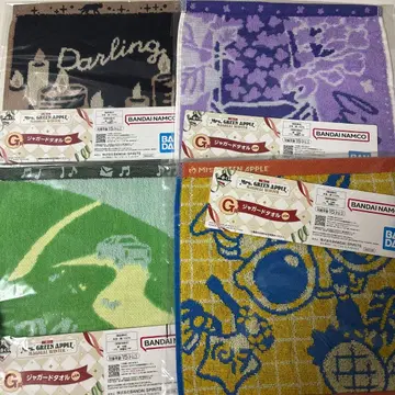 미세스 제일복권 G상 자카드 타월 4장 세트