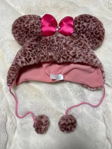 도쿄 디즈니 리조트 레오파드 무늬 미키 모자 58cm