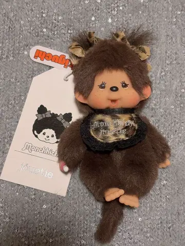 monchhichi x jouetie 레오파드 키체인 몽치치