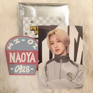 MAZZEL NAOYA 마제베야 스티커 포함 포토 카드