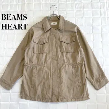 BEAMS HEART 베이지 자켓 아우터 size M