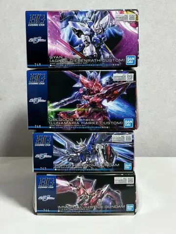 건담 SEED HG 4종 세트