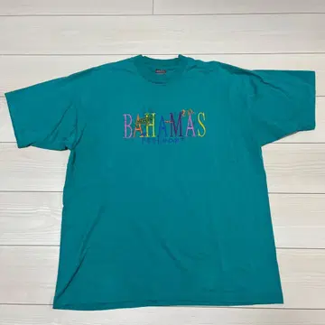 BAHAMAS FREEPORT 터키석 티셔츠 프룻 오브 더 룸