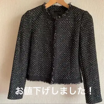 ANAYI 아나이 믹스 트위드 블랙