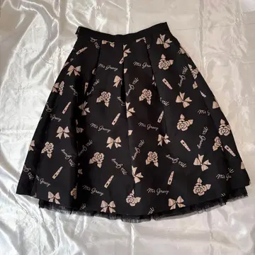 M's 그레이시 풍성한 플레어 스커트 르네 폭시