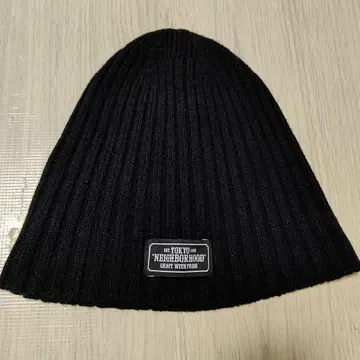 NEIGHBORHOOD 블랙 니트 모자