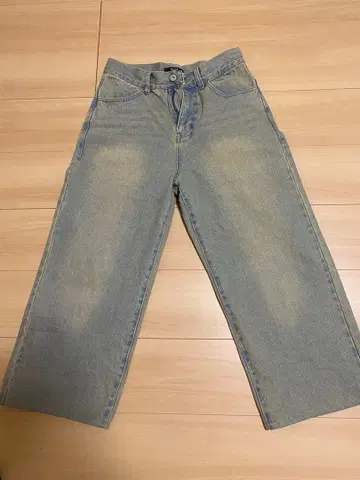 BEAMS HEART 와이드 데님