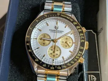 파가니 디자인 크로노그래프 손목시계 콤비