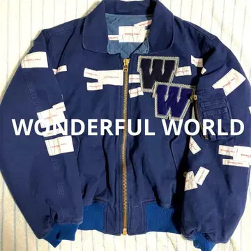 [분위기 발군] 90's WONDERFUL WORLD 봄버 자켓