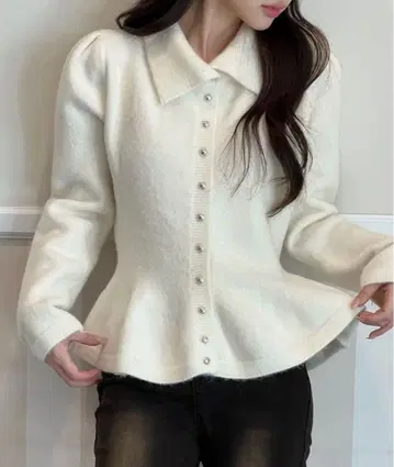 펄 플레어 니트 가디건 / 2025 AW COLLECTION