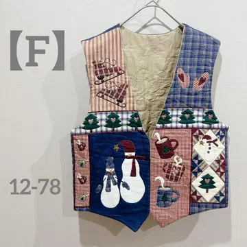 퀼팅 베스트 [ F ] 핸드메이드 북유럽 스타일 크리스마스