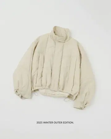 NOMINE 숏 몬스터 후드티 아이보리