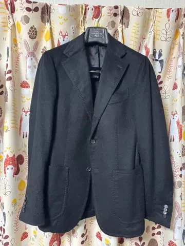 티토 알레그레트 캐시미어 100% 44 테일러드 자켓 블랙